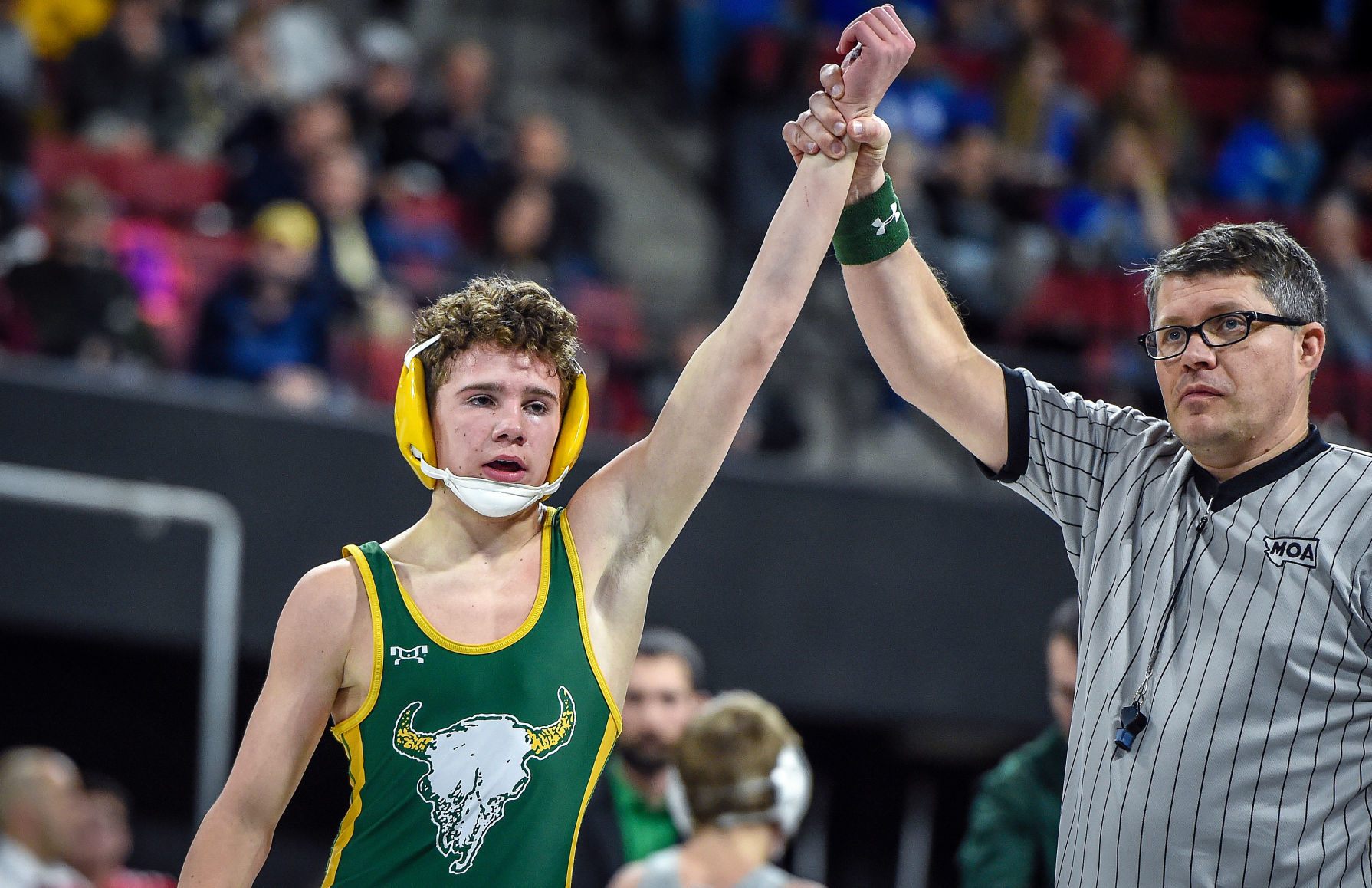 Day two of the wrestling tournament